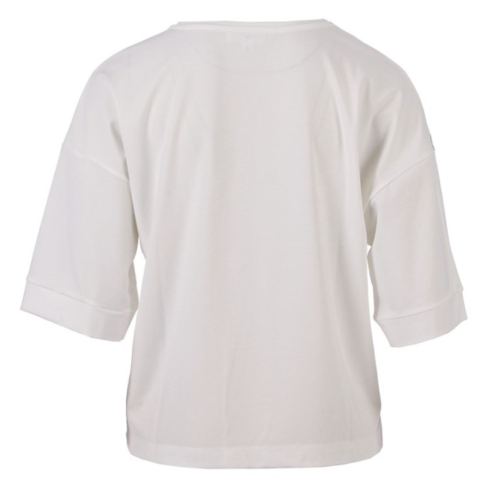 Z Enjoy Top halve mouw print Ecru zand